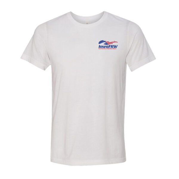 Unisex IFORW White Triblend Tee  Thumbnail